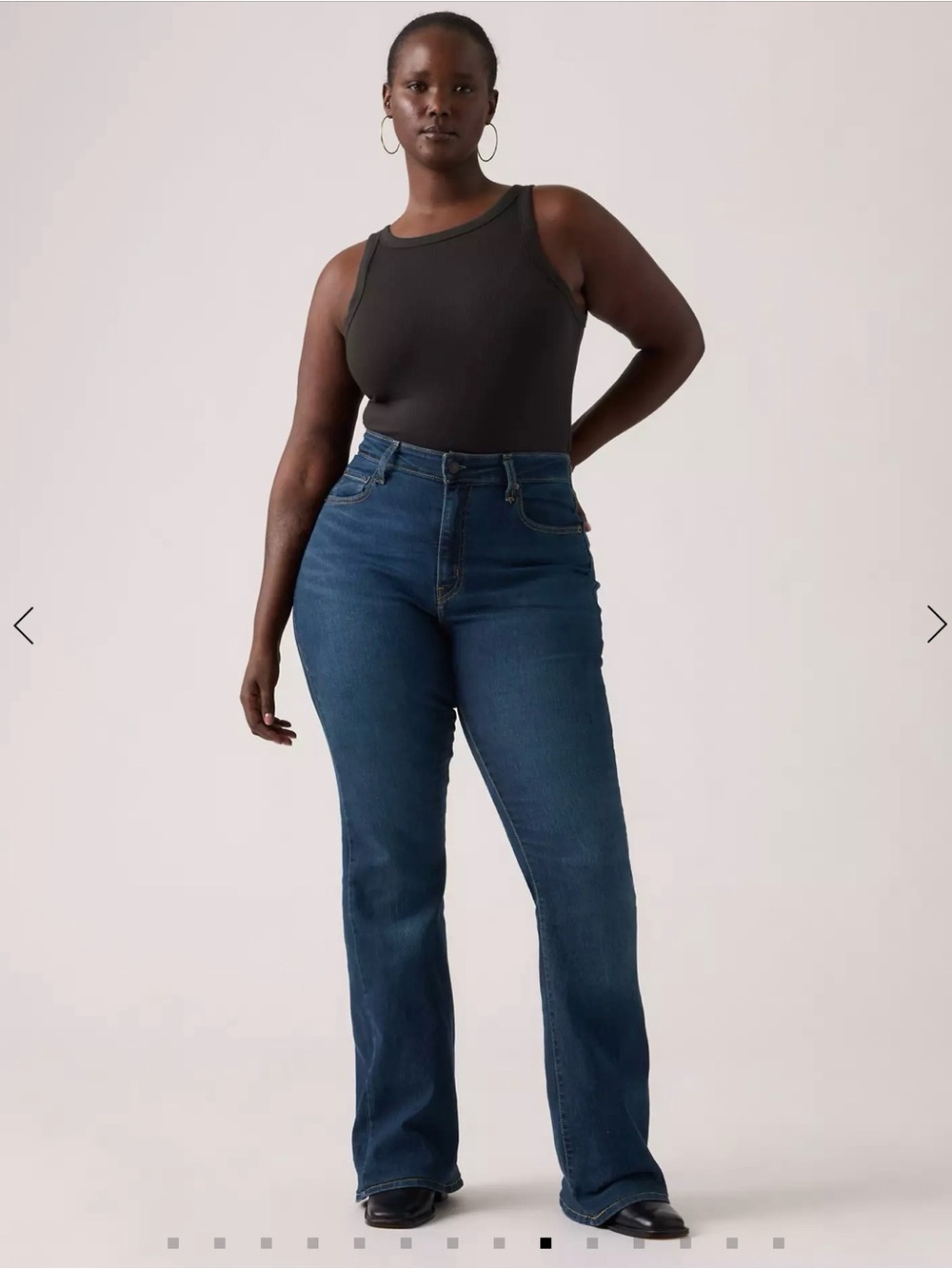 Levi’s 726 High-Rise Flare Women's Jeans - Dark Blue